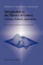 Introduction to the Theory of Games: Concepts, Methods, Applications