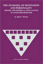 The 3M Model of Motivation and Personality: Theory and Empirical Applications to Consumer Behavior