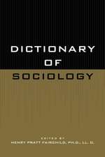 Dictionary of Sociology