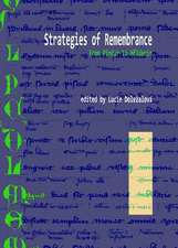 Strategies of Remembrance: From Pindar to Holderlin