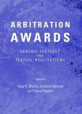 Arbitration Awards: Generic Features and Textual Realisations