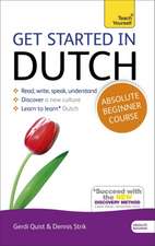 Get Started in Dutch Absolute Beginner Course