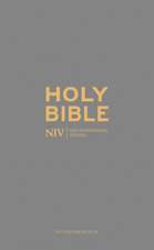 NIV Pocket Charcoal Soft-tone Bible with Zip