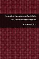 Prozessoptimierung in Der Angewandten Mediation Durch Kommunikationstechniken Des Nlp