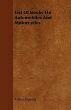 List Of Books On Automobiles And Motorcycles