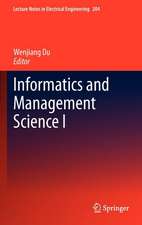 Informatics and Management Science I