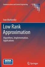 Markovsky, I: Low Rank Approximation