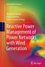 Reactive Power Management of Power Networks with Wind Generation