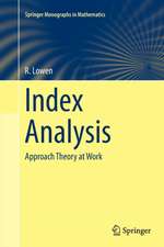 Index Analysis: Approach Theory at Work