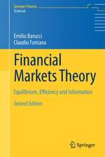 Financial Markets Theory: Equilibrium, Efficiency and Information