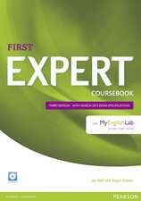 Expert First Coursebook with Audio CD and MyEnglishLab Pack