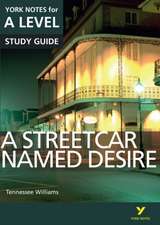 A Streetcar Named Desire York Notes A-level English Literature - for 2025, 2026 exams