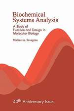 Biochemical Systems Analysis