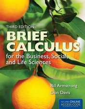 Brief Calculus for the Business, Social, and Life Sciences