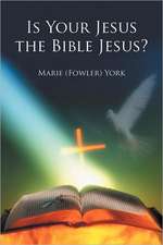 Is Your Jesus the Bible Jesus?