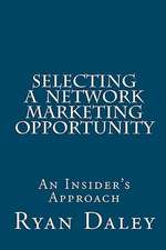 Selecting a Network Marketing Opportunity