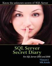 SQL Server Secret Diary: Know the Unknown Secrets of SQL Server