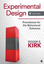 Experimental Design: Procedures for the Behavioral Sciences