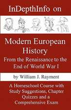 Indepthinfo on Modern European History