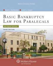 Basic Bankruptcy Law for Paralegals