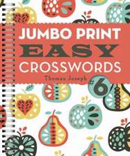 Jumbo Print Easy Crosswords #6: Delicious Sustainable Seafood