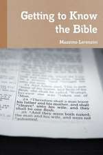 Getting to Know the Bible