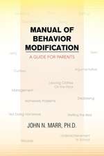 Manual of Behavior Modification