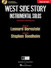 West Side Story Instrumental Solos Violin and Piano Book with Online Piano Accompaiments