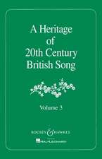 A Heritage of 20th Century British Song