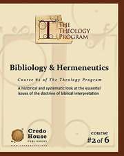 Bibliology & Hermeneutics