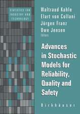 Advances in Stochastic Models for Reliablity, Quality and Safety