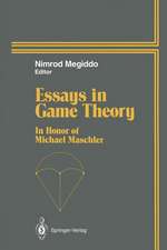 Essays in Game Theory