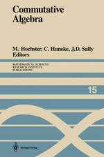 Commutative Algebra: Proceedings of a Microprogram Held June 15–July 2, 1987