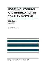 Modeling, Control and Optimization of Complex Systems: In Honor of Professor Yu-Chi Ho