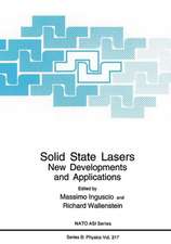 Solid State Lasers: New Developments and Applications