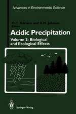 Acidic Precipitation: Biological and Ecological Effects