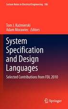 System Specification and Design Languages
