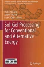 Sol-Gel Processing for Conventional and Alternative Energy