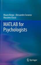 MATLAB for Psychologists