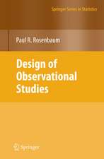 Design of Observational Studies