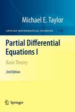 Taylor, M: Partial Differential Equations I
