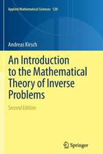 An Introduction to the Mathematical Theory of Inverse Problems