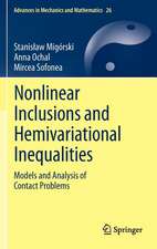 Nonlinear Inclusions and Hemivariational Inequalities: Models and Analysis of Contact Problems