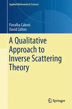 A Qualitative Approach to Inverse Scattering Theory