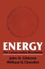 Energy: The Conservation Revolution