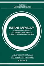 Infant Memory: Its Relation to Normal and Pathological Memory in Humans and Other Animals