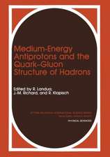 Medium-Energy Antiprotons and the Quark—Gluon Structure of Hadrons