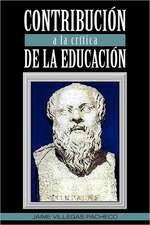 Contribucion a la Critica de La Educacion