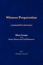 Witness Preparation