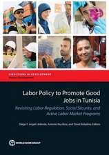 Labor Policy to Promote Good Jobs in Tunisia